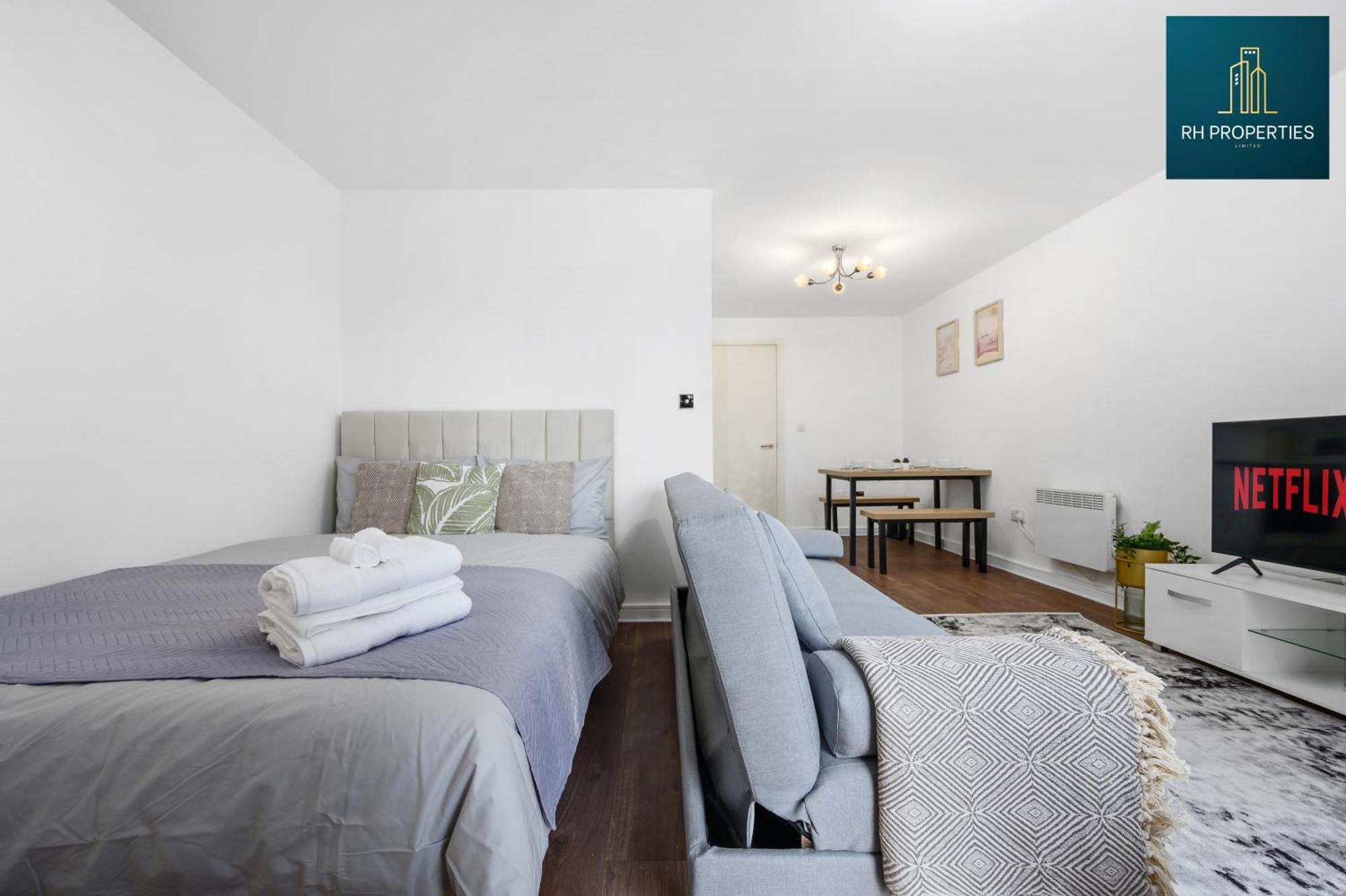 Modern Studio Near City Centre Manchester Dış mekan fotoğraf
